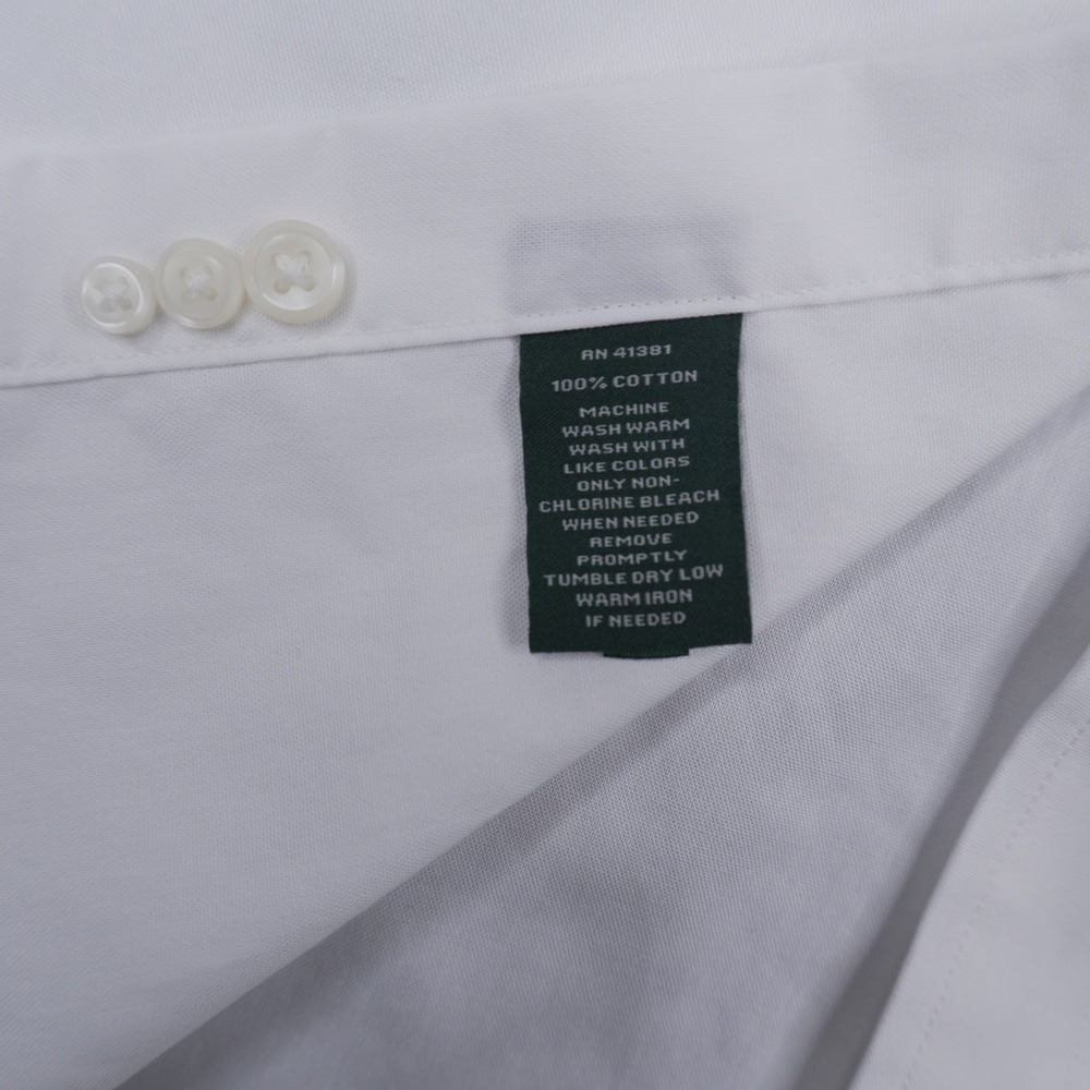 Lauren Ralph Lauren Dress Shirt Mens 16 34/35 White Classic Fit Non Iron Cotton - Picture 5 of 8